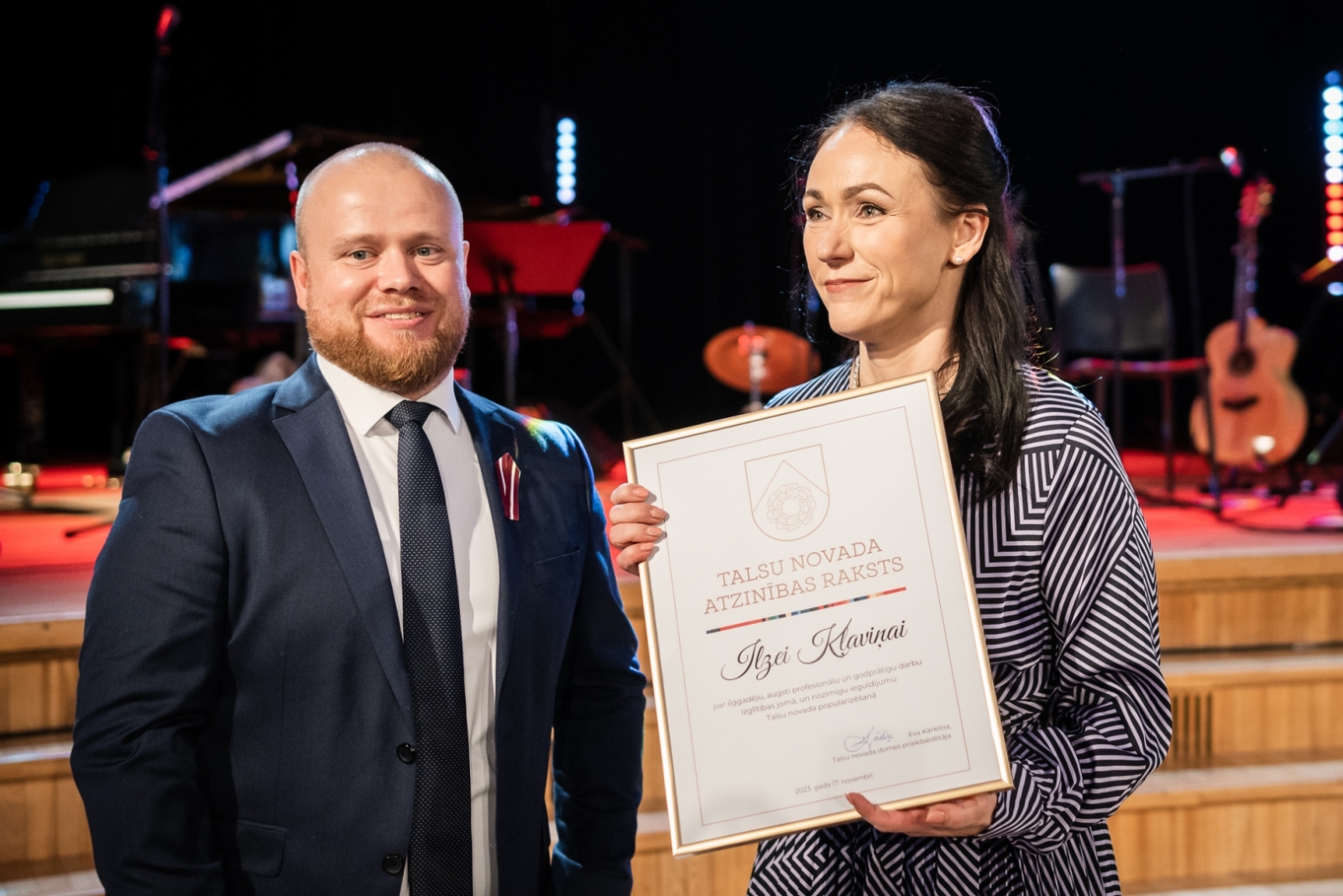 Ilze Kļaviņa saņem Atzinības balvu