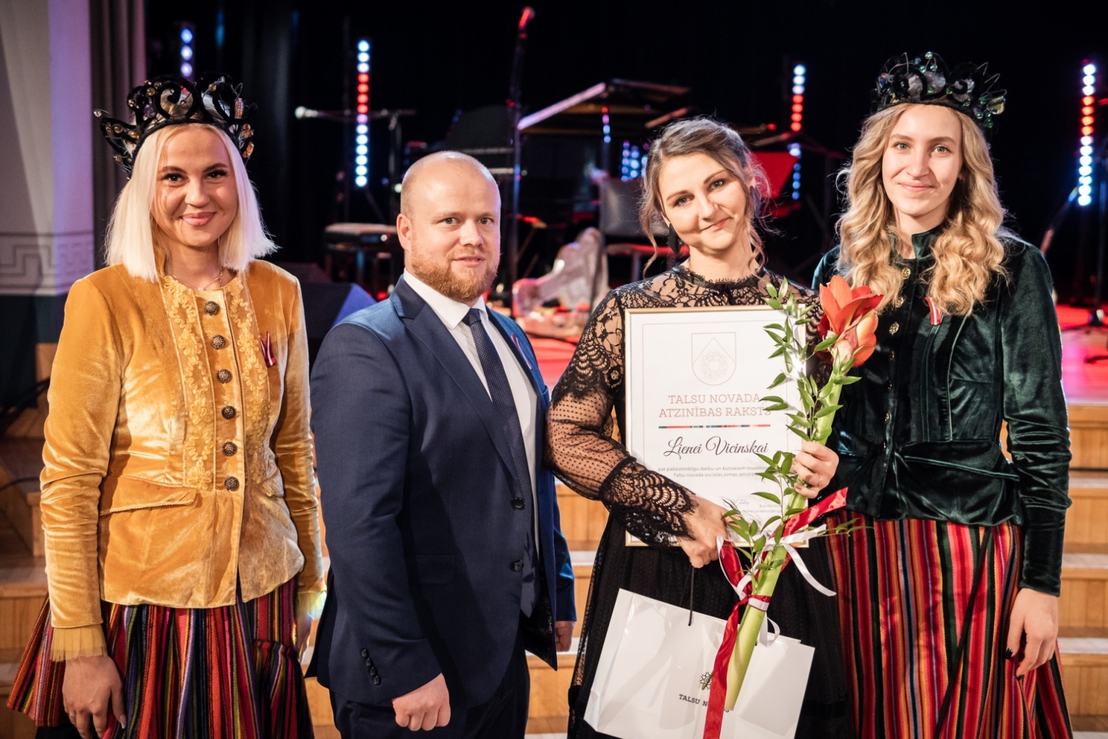 Liene Vicinska saņem Atzinības balvu