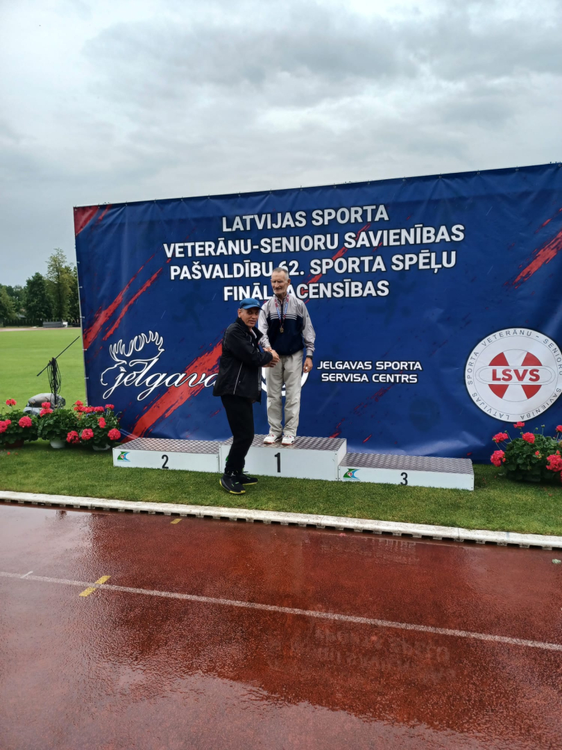 Talsu novada sportistiem panākumi Latvijas Sporta veterānu (senioru) savienības sacensībās Jelgavā