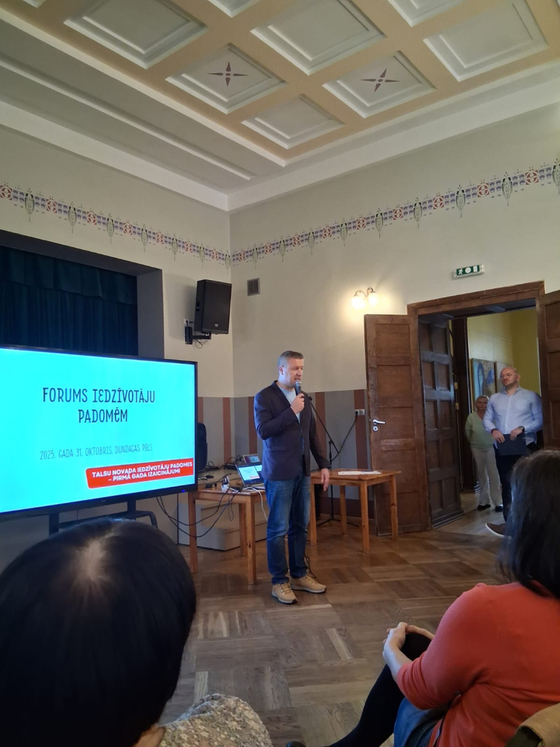 Forums „Talsu novada iedzīvotāju padomes – pirmā gada izaicinājumi”