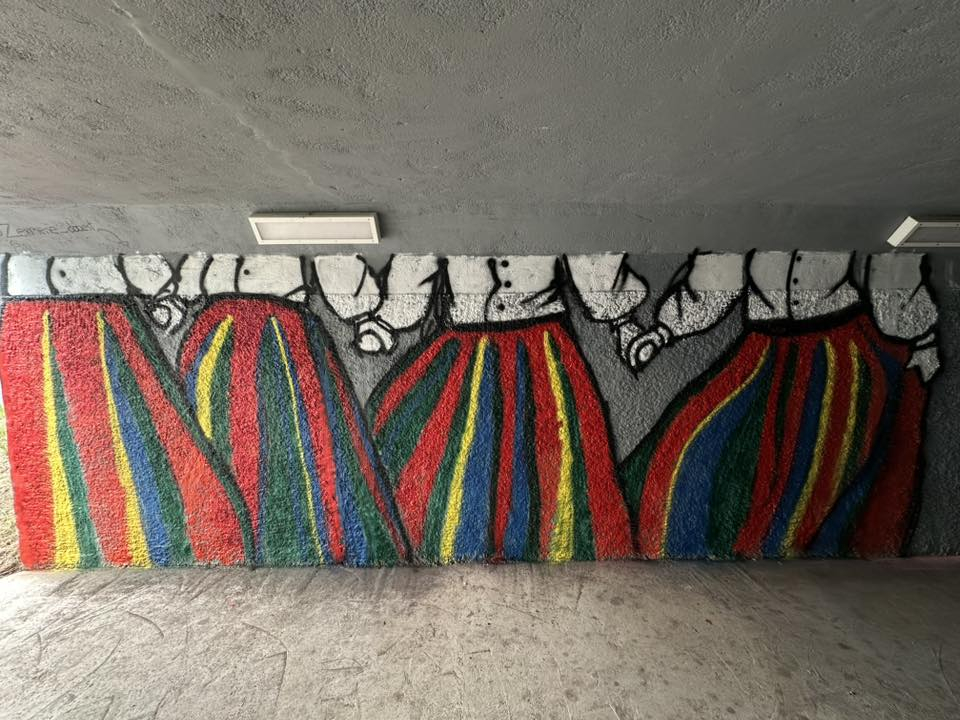 Grafiti tuneļa tapšana Talsos