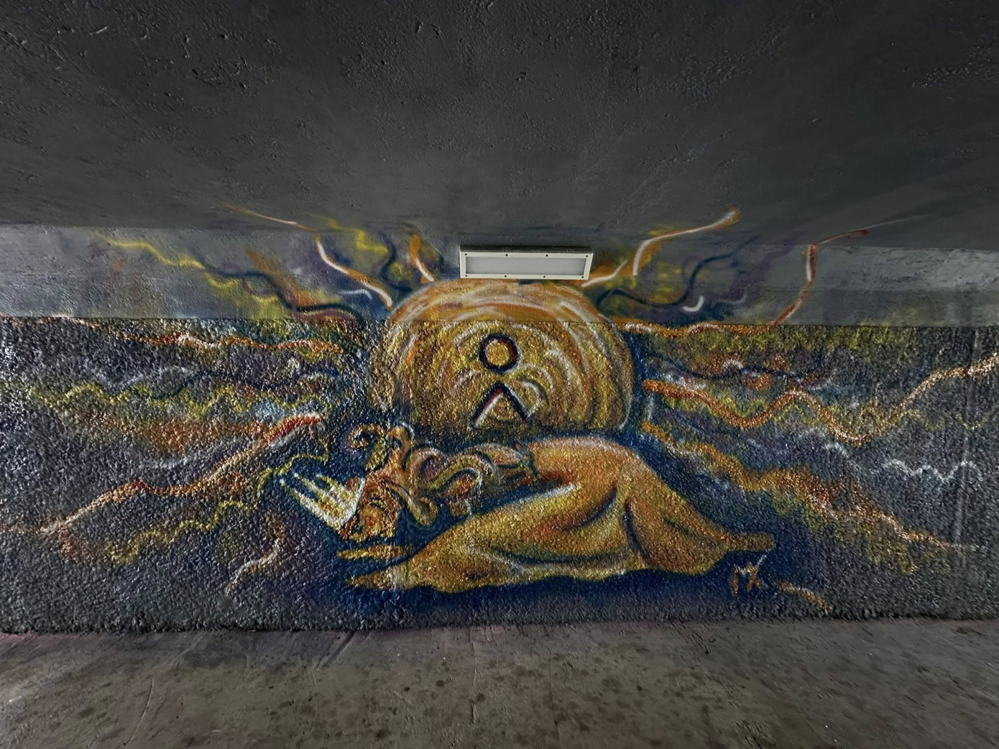 Grafiti tuneļa tapšana Talsos