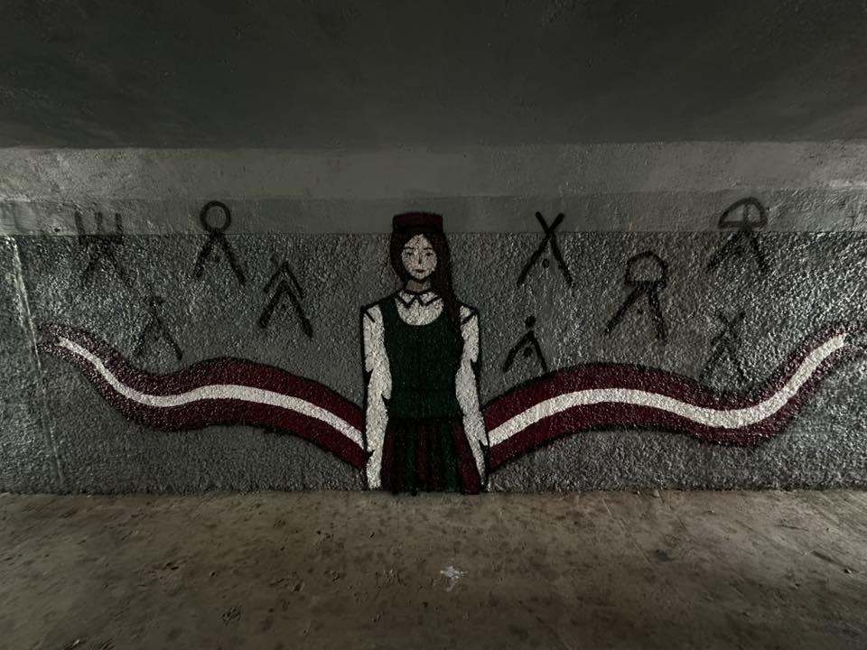 Grafiti tuneļa tapšana Talsos