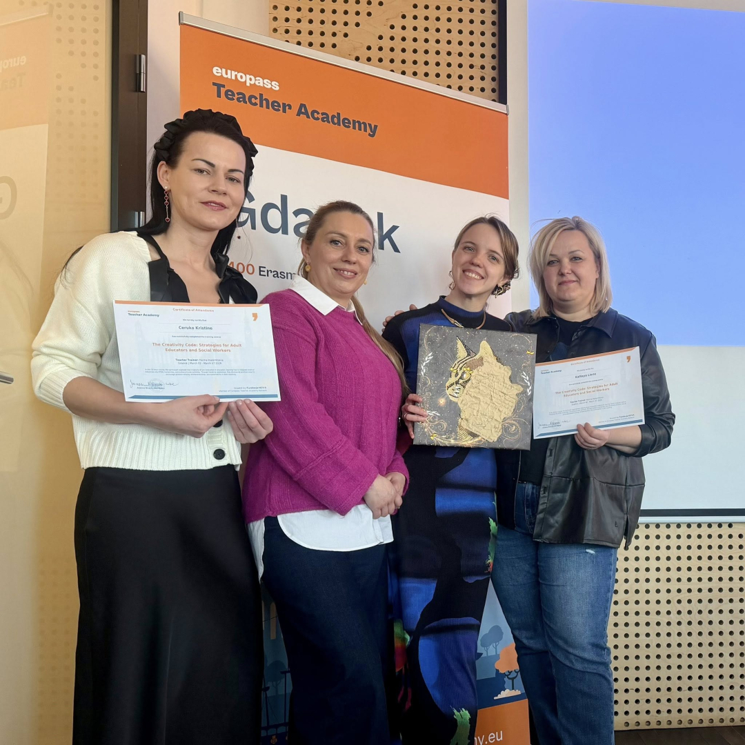 Izglītības pārvaldes pārstāvji Erasmus+ mobilitātē Gdaņskā