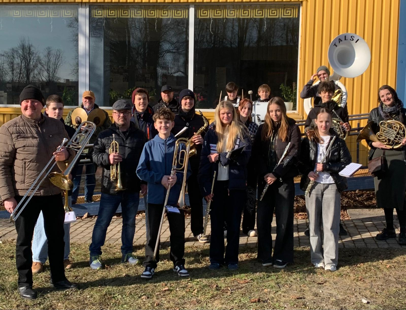 Pasaules junioru čempionāta biatlonā dalībnieku sagaidīšana