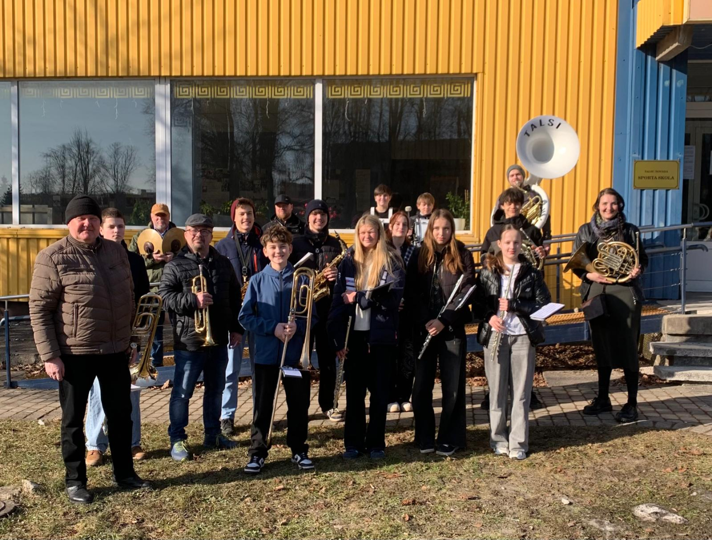 Pasaules junioru čempionāta biatlonā dalībnieku sagaidīšana