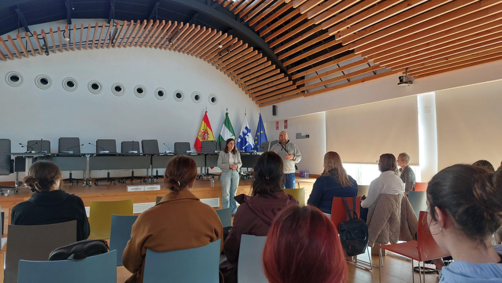 Talsu BJC speciālisti pieredzi darbā ar jaunatni iegūst Spānijā