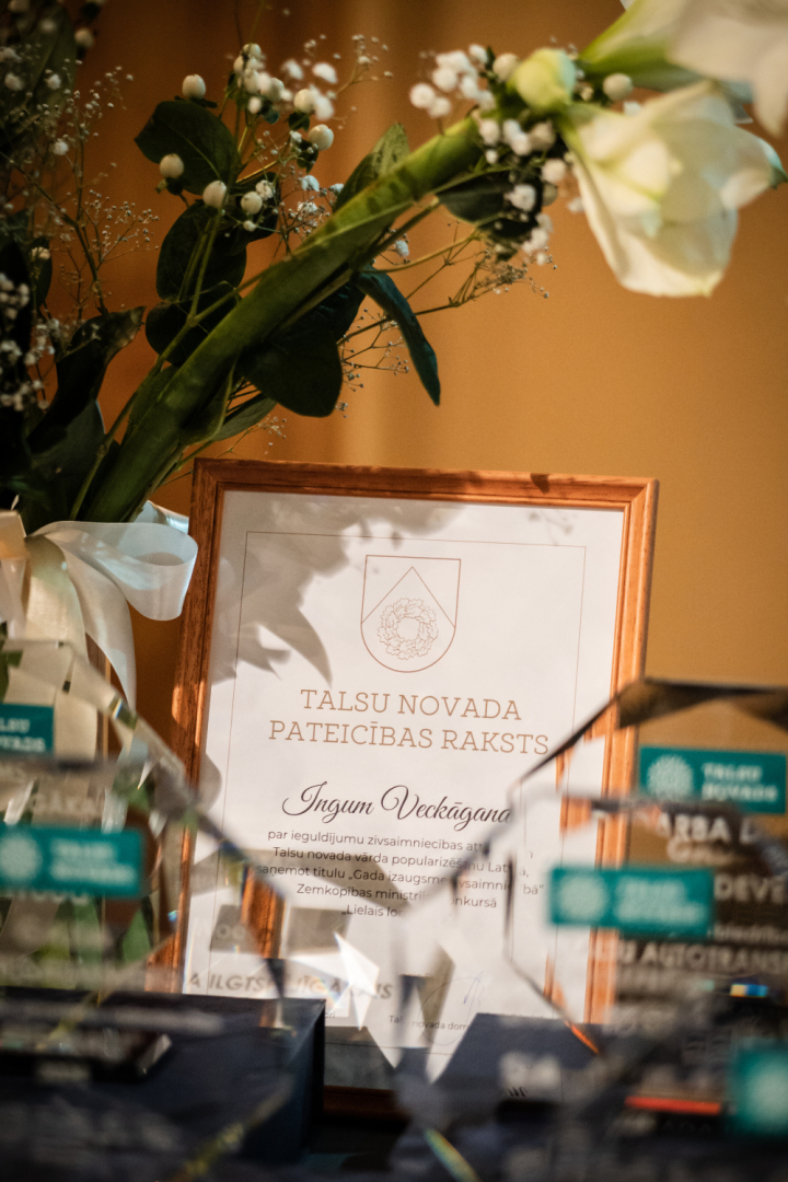 Talsu novada uzņēmēju Gada balva 2025