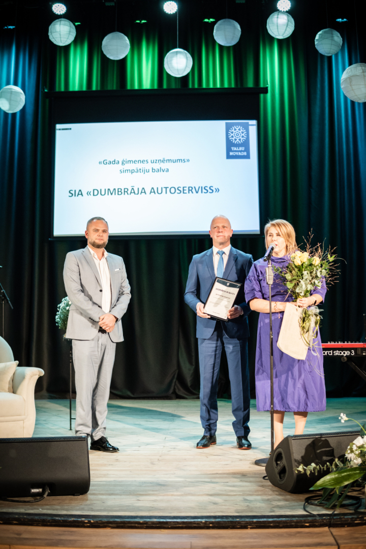 Talsu novada uzņēmēju Gada balva 2025