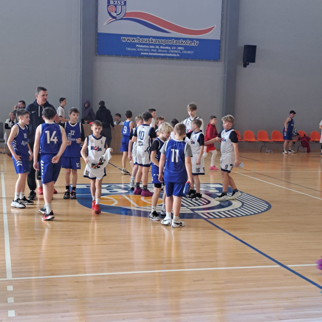 U12 basketbola spēle