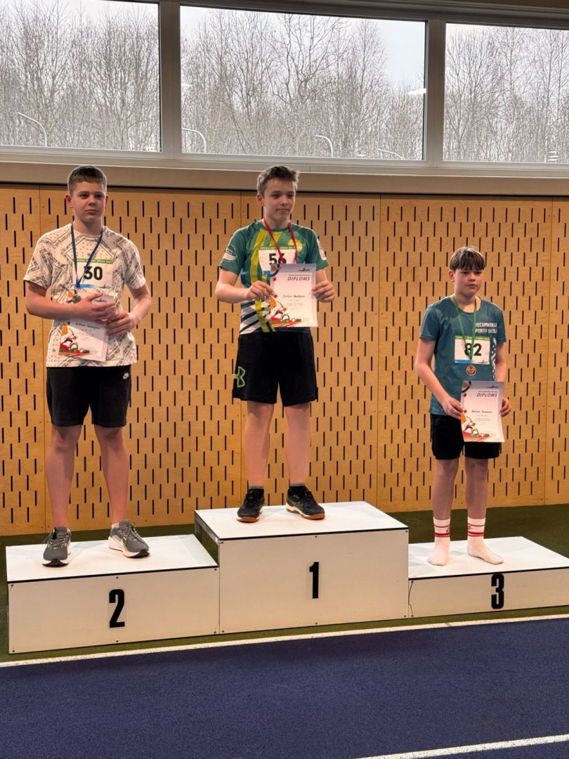 U14 vieglatlēti noslēdz telpu sezonu