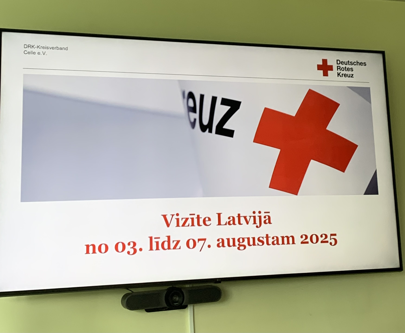 Vācijas Sarkanā Krusta Celles komitejas vadība vizīte Talsu novadā