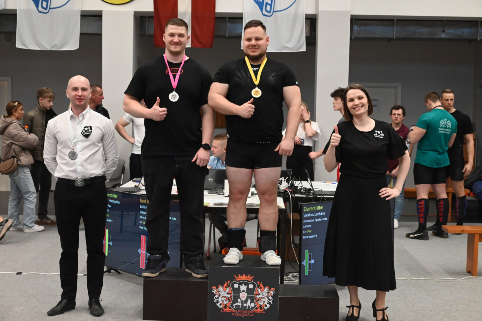 Dundagas sporta klubam „Dandijs” godalgas Vidzemes čempionātā spēka trīscīņā