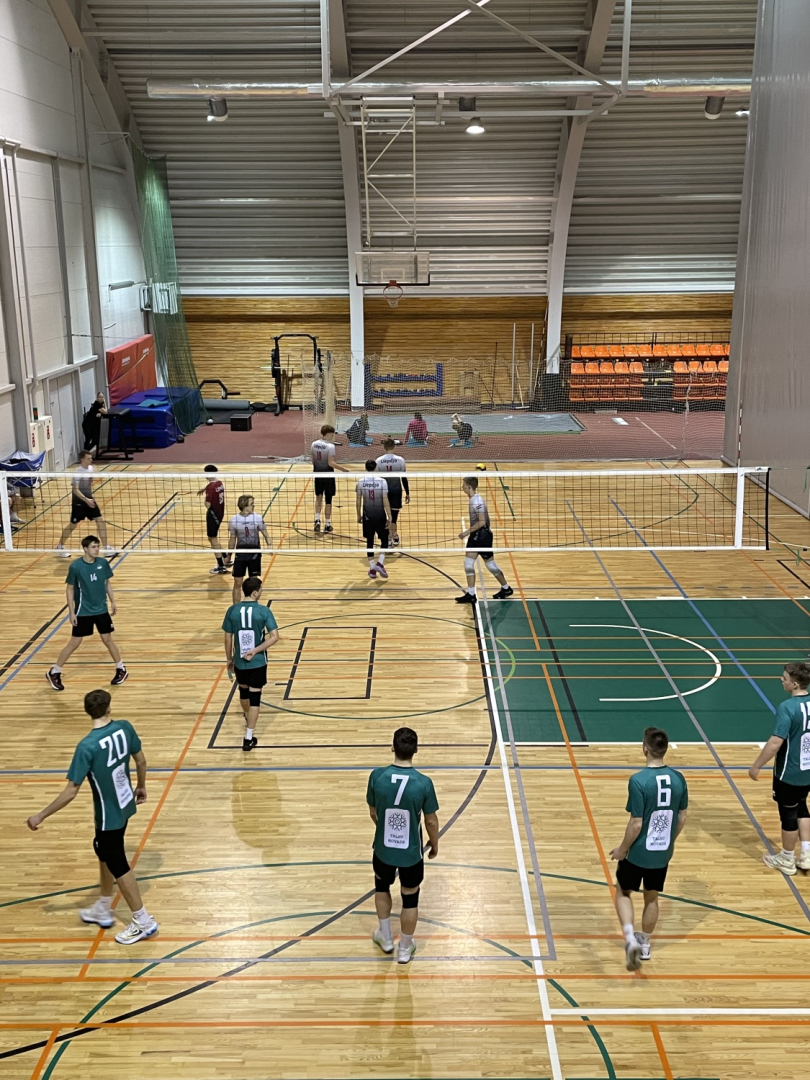 Volejbola spēle U17 zēniem