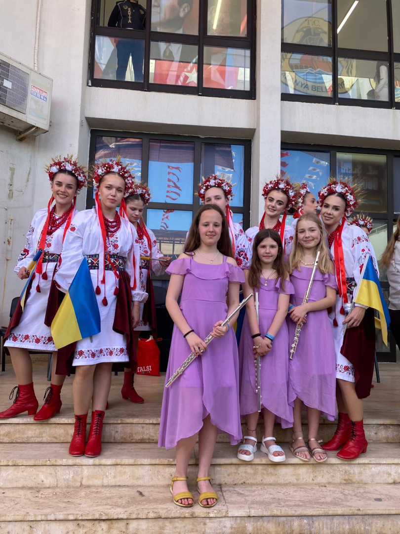 Talsu novada bērni ar ukraiņu bērniem