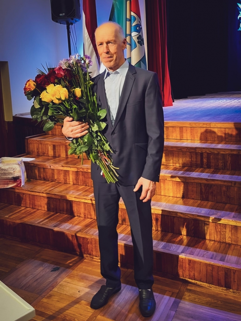 Talsu novada Atzinības balvas saņēmējs Jānis Čulkstāns