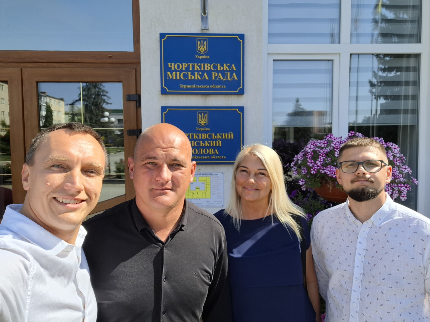 Domes priekšsēdētāja Anša Bērziņa vīzīte Čortkivā, Ukrainā