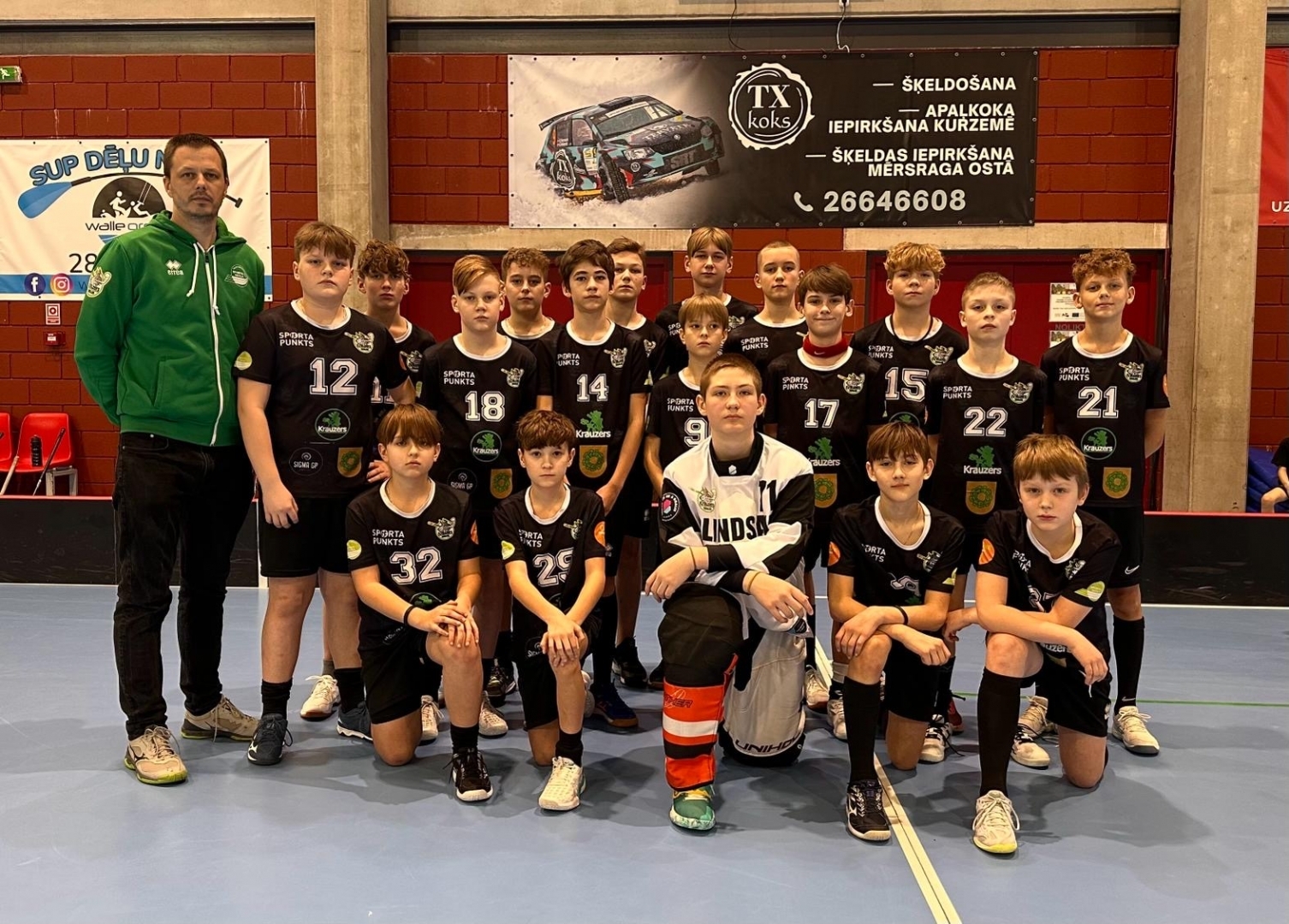Florbola spēle U12 grupai