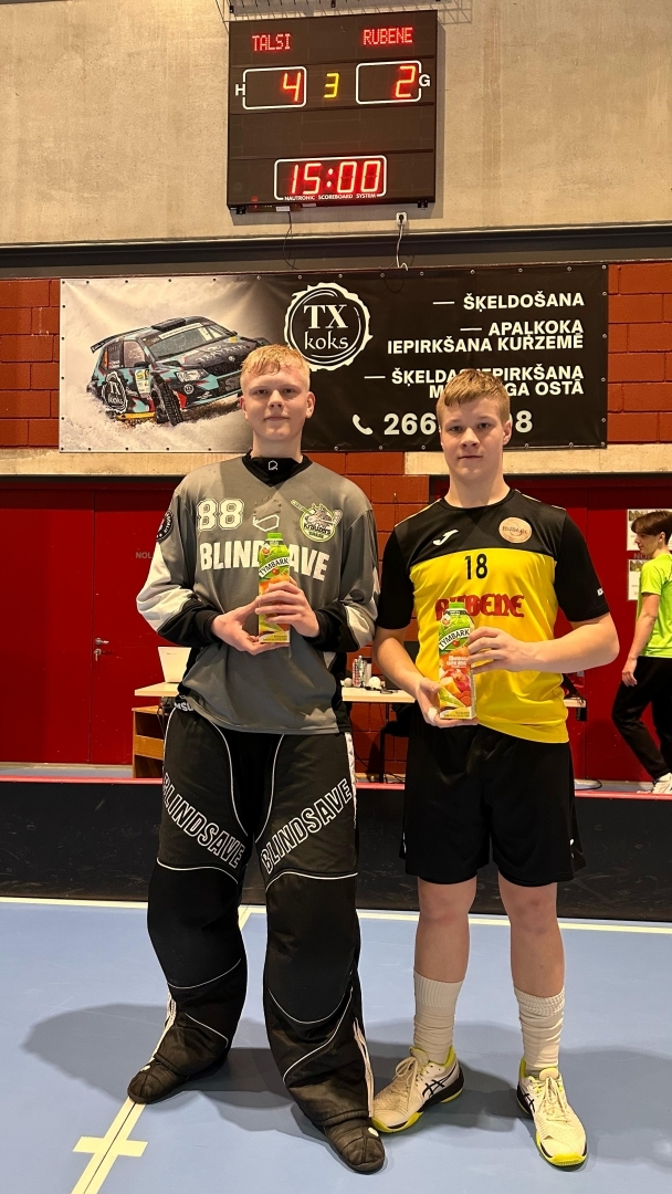 Florbola spēle U15 grupai