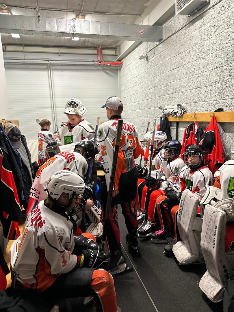 Hokeja spēle U14 grupai