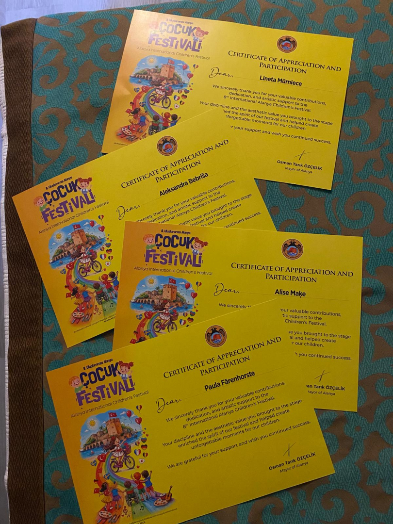 Pateicības sertifikāti