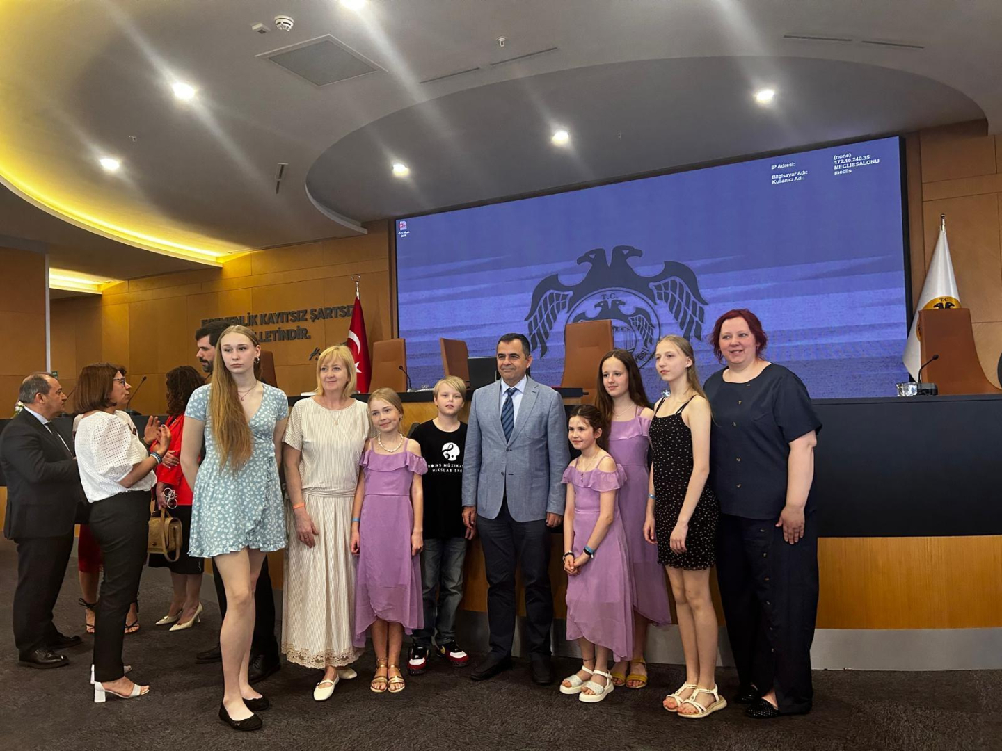 Rojas un Talsu delegācija pie mēra