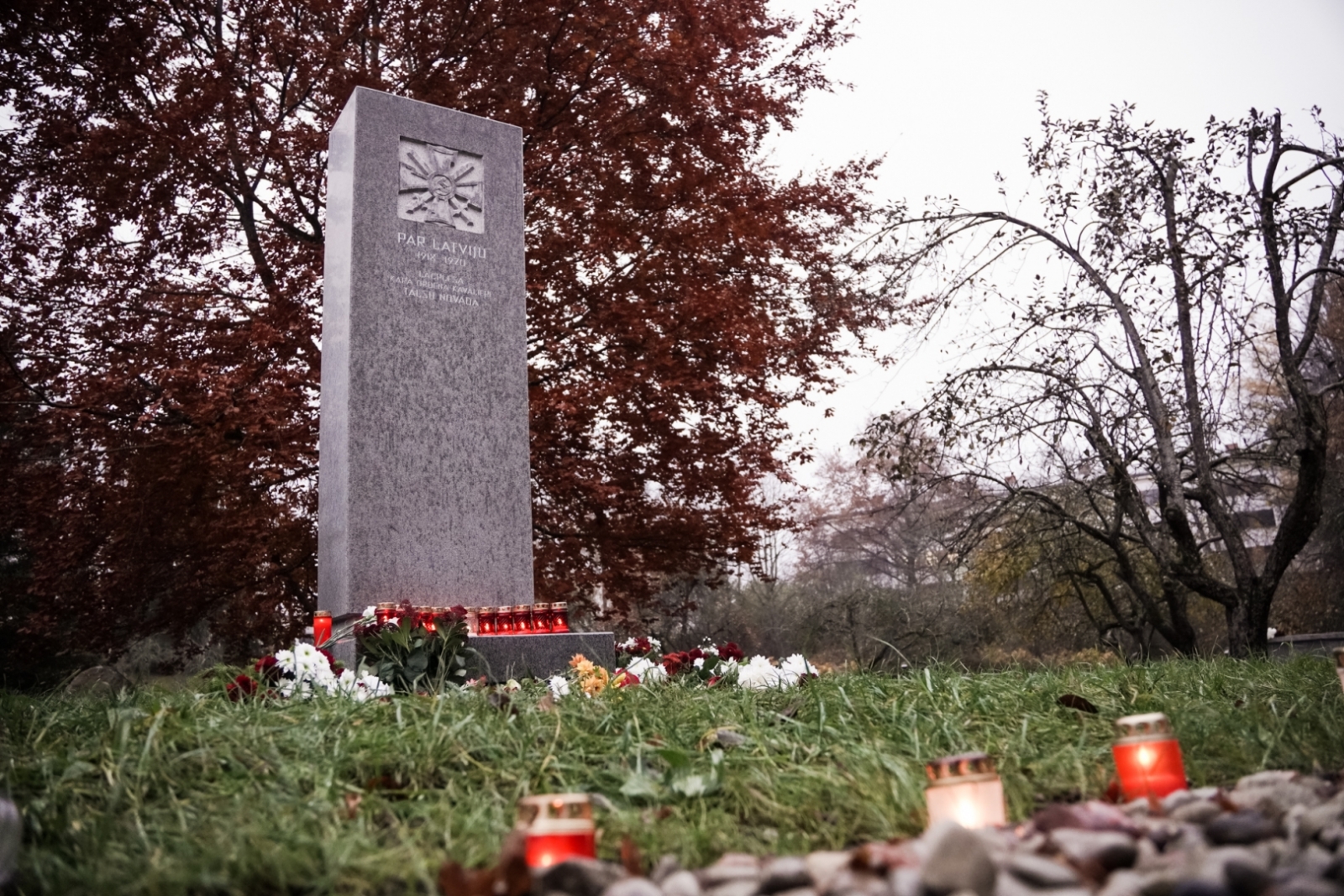 Lāčplēša Kara ordeņa kavalieru piemiņas vietas atklāšana