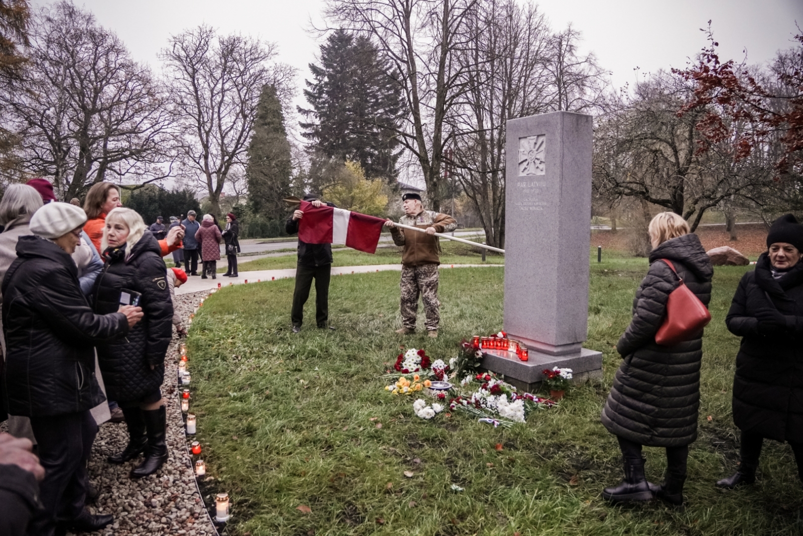 Lāčplēša Kara ordeņa kavalieru piemiņas vietas atklāšana