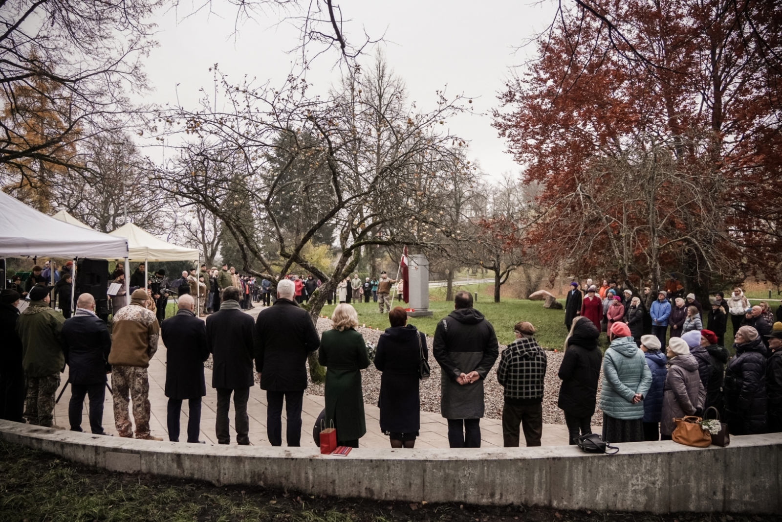 Lāčplēša Kara ordeņa kavalieru piemiņas vietas atklāšana