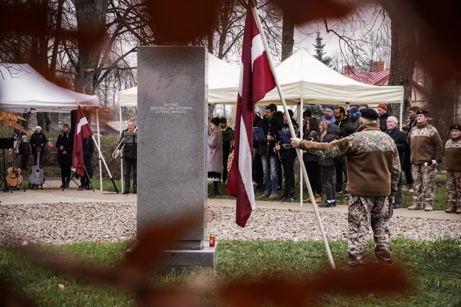 Lāčplēša Kara ordeņa kavalieru piemiņas vietas atklāšana