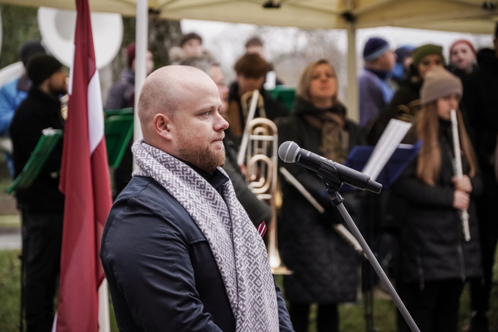 Lāčplēša Kara ordeņa kavalieru piemiņas vietas atklāšana