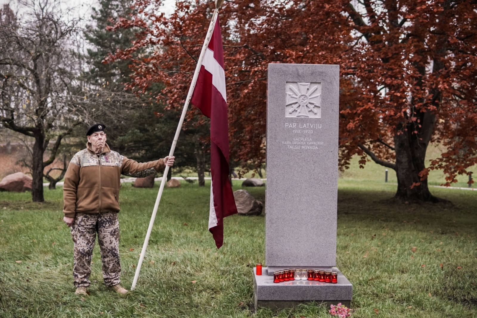 Lāčplēša Kara ordeņa kavalieru piemiņas vietas atklāšana