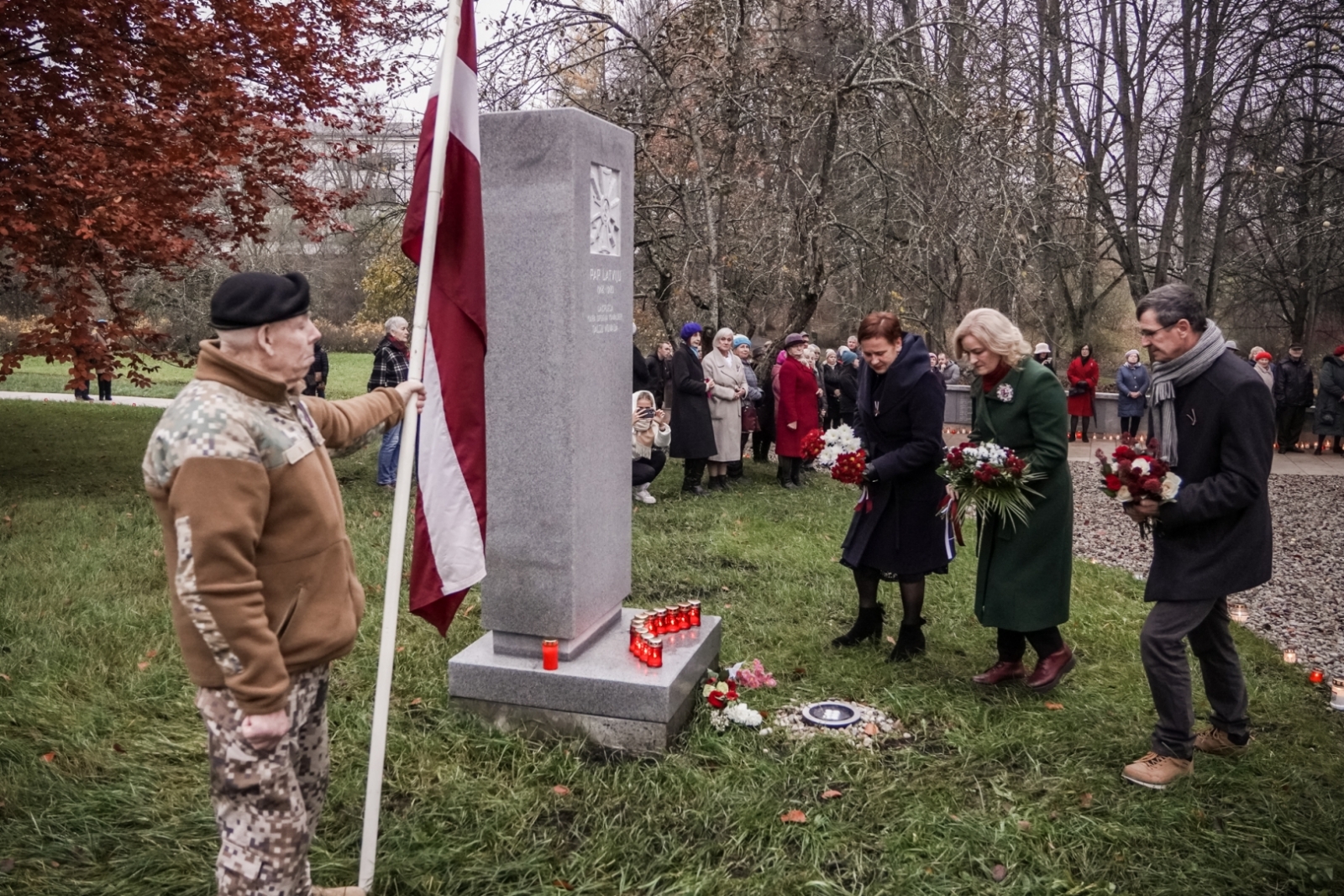 Lāčplēša Kara ordeņa kavalieru piemiņas vietas atklāšana