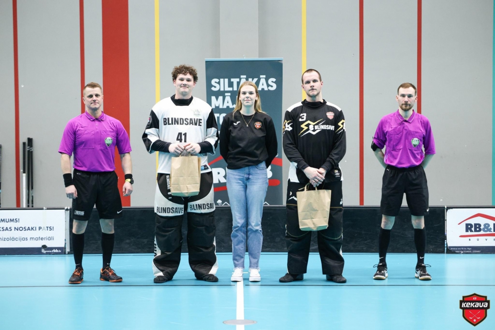 Playoff izslēgšanas spēles florbolā Talsu NSS/Krauzers komandai