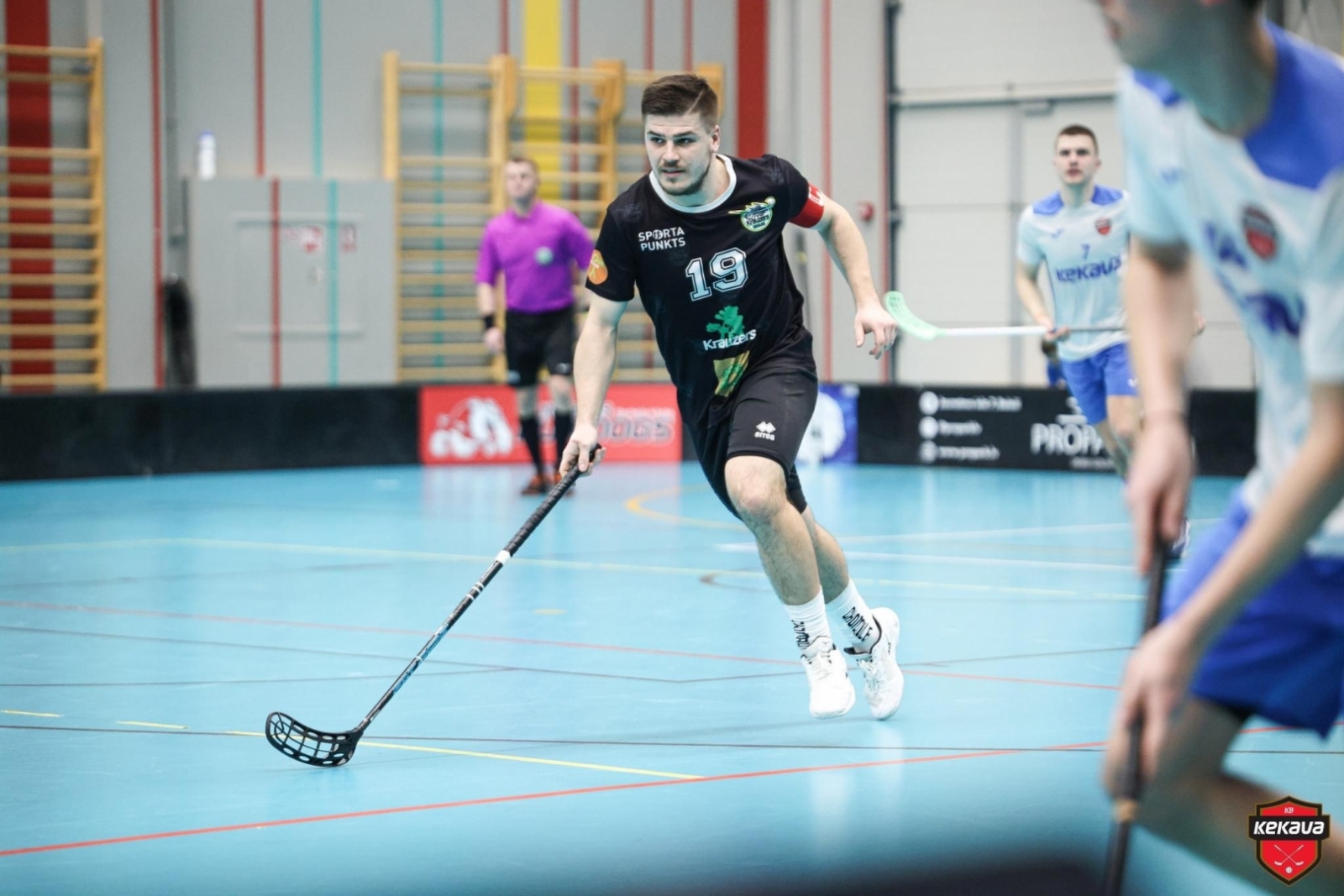 Playoff izslēgšanas spēles florbolā Talsu NSS/Krauzers komandai