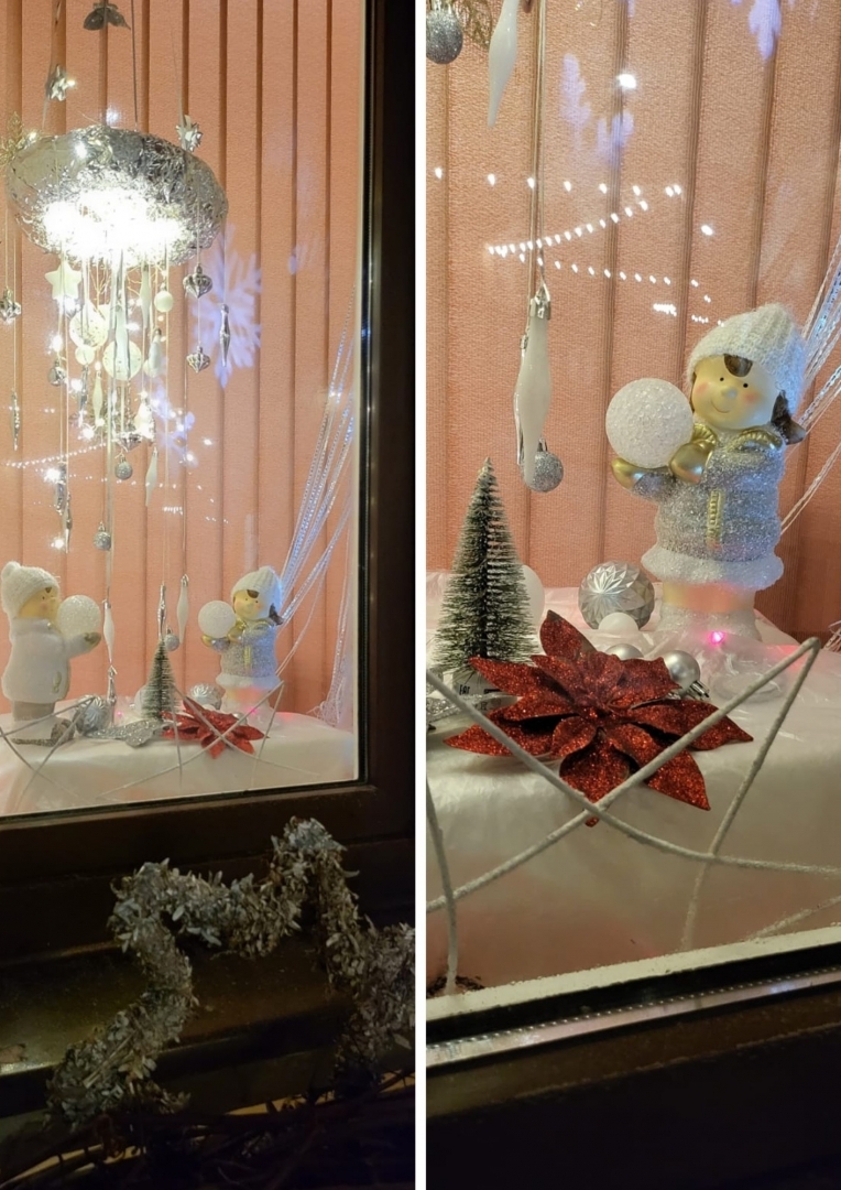 Konkursa „Ziemassvētku skatlogs Talsu novadā” dalībnieku darbi