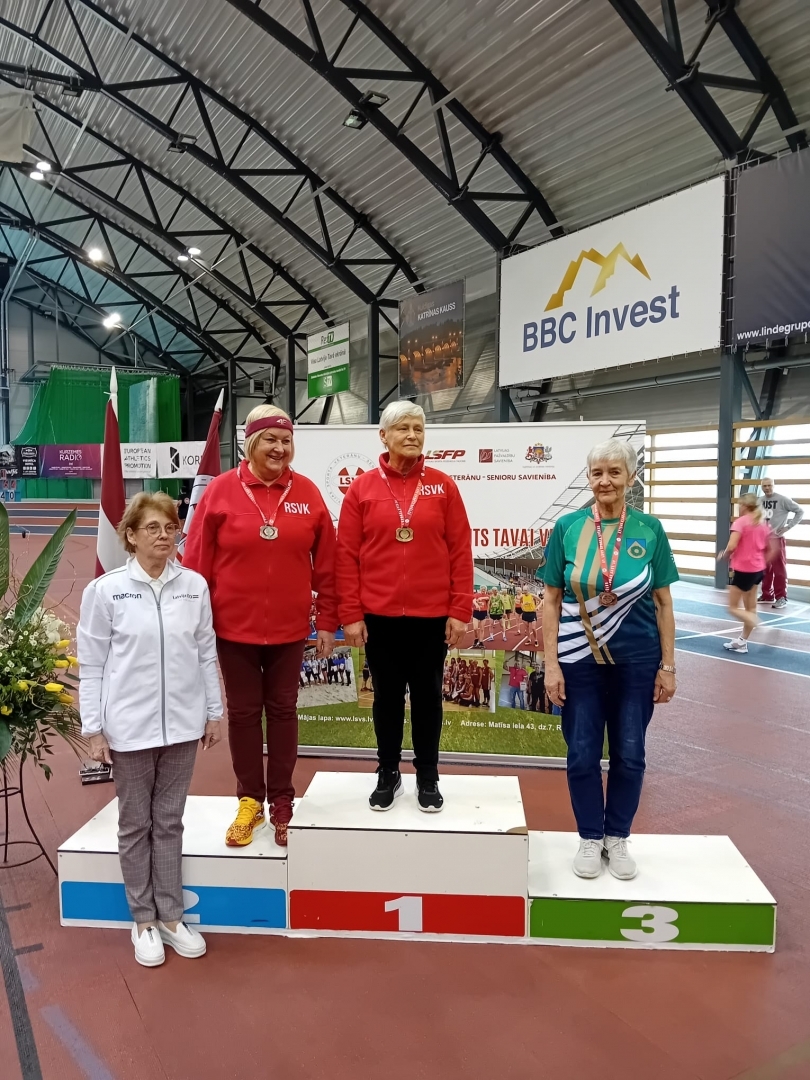 Sporta veterānu-senioru savienības sacensības vieglatlētikā telpās Kuldīgā