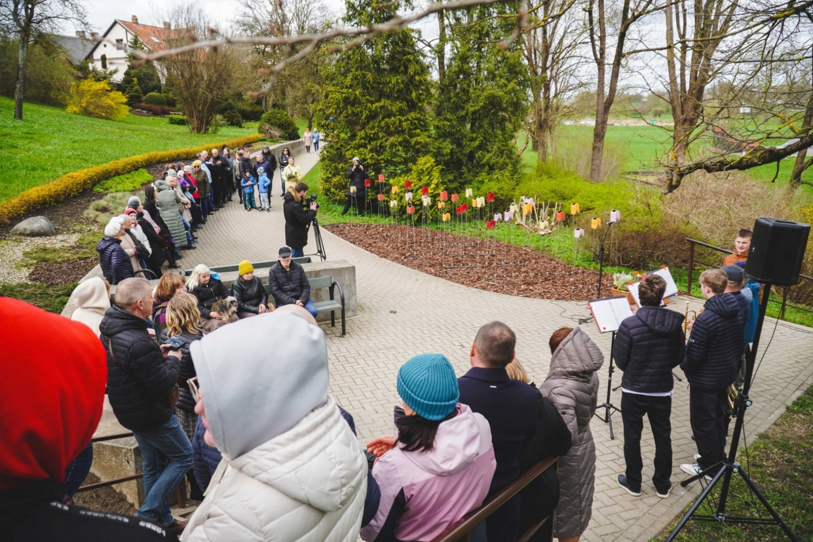 Skaņu stara atklāšana Talsos, Lielajā ielā
