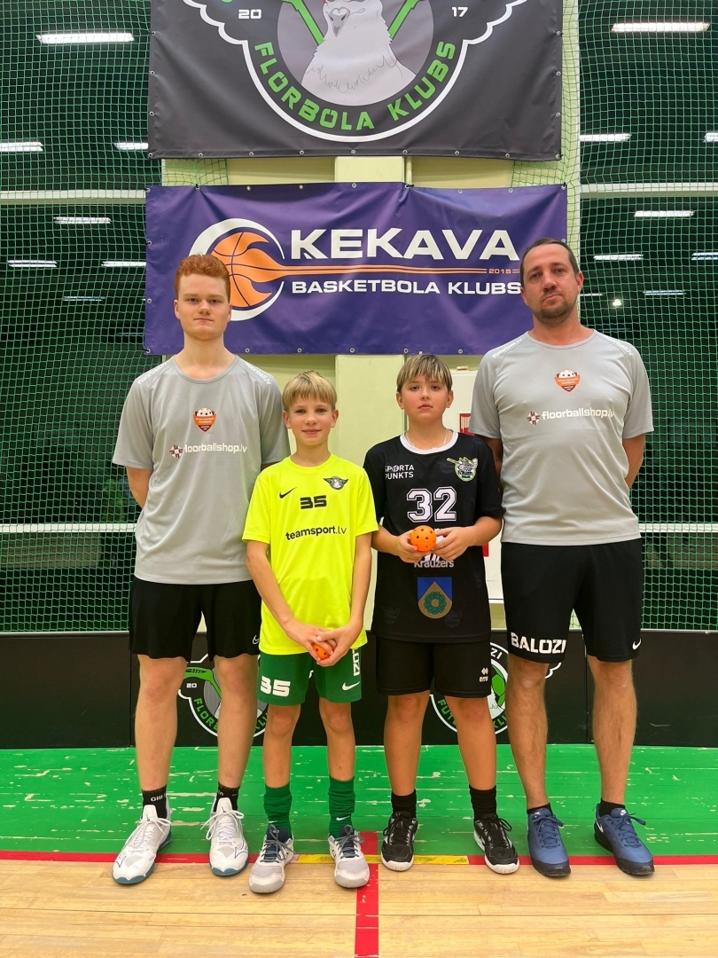 U12 florbola spēle