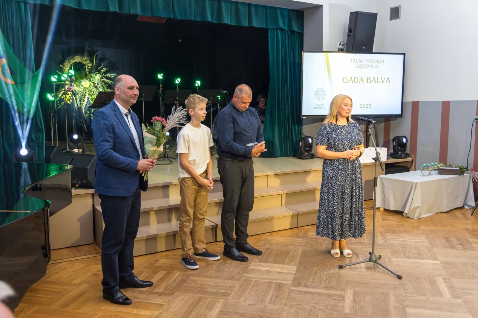 Konkursa „Talsu novada uzņēmēju Gada balva" apbalvošanas ceremonija