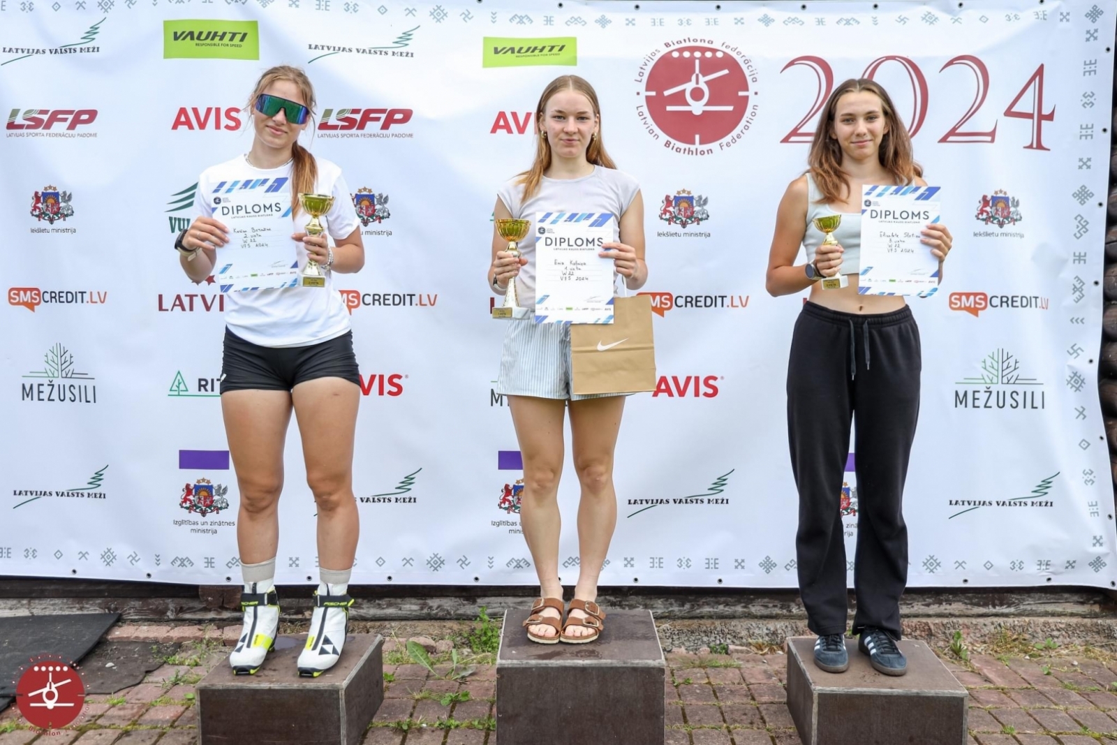 Vasaras biatlons Priekuļos, Cēsīs