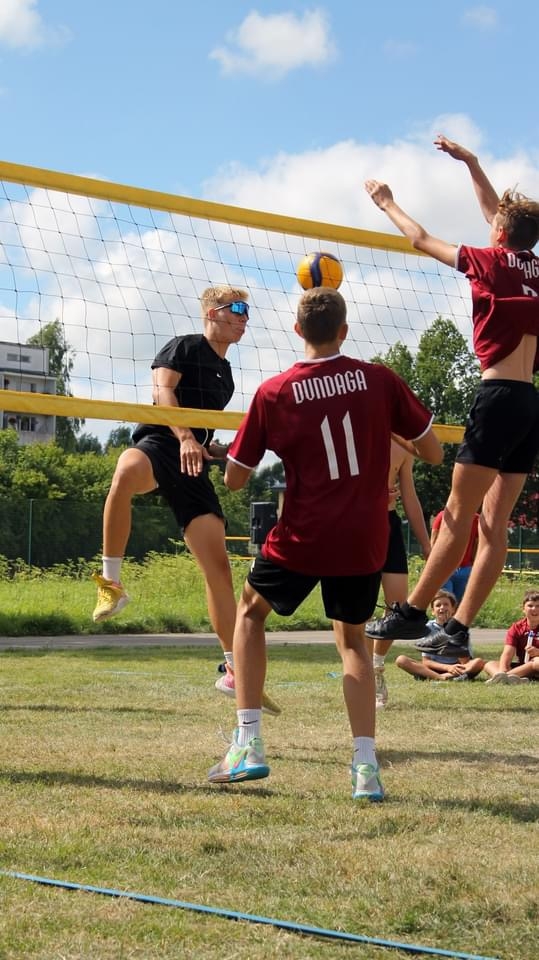 Vasaras volejbola spēles Kuldīgā