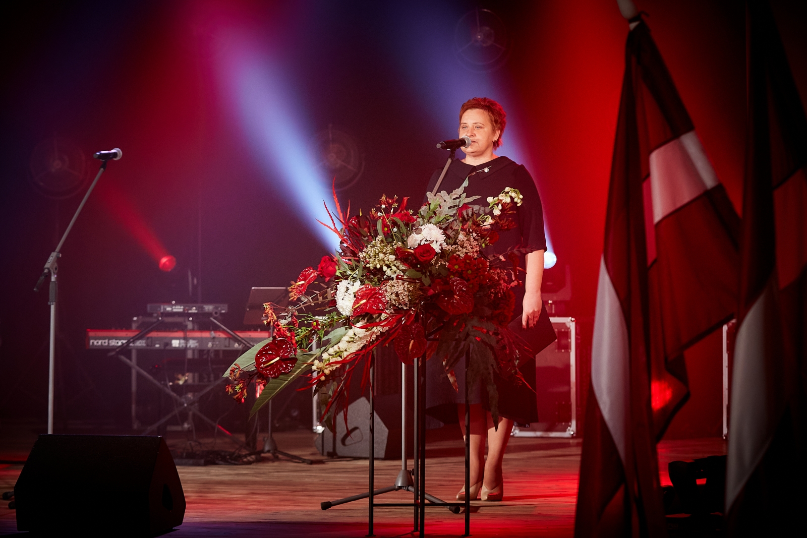 uzrunu saka Talsu novada domes priekšsēdētāja Sandra Pētersone (3)