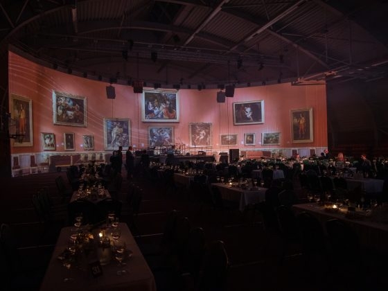 Talsu 2. vidusskolas sporta halle: pasākuma vieta. (1)