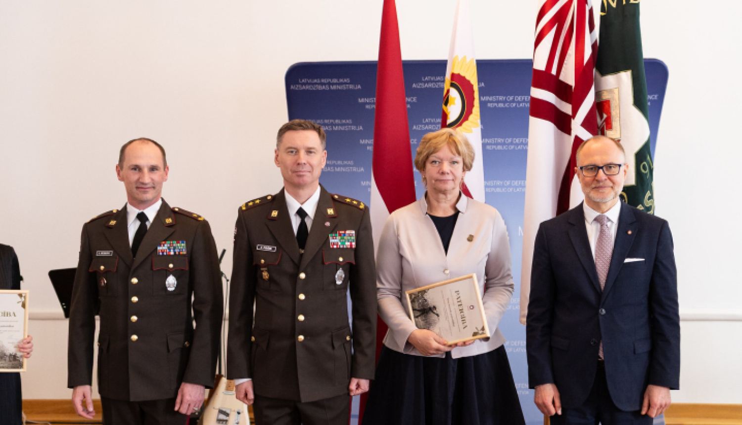 Talsu novada pašvaldība saņem pateicības rakstu par atbalstu Zemessardzei