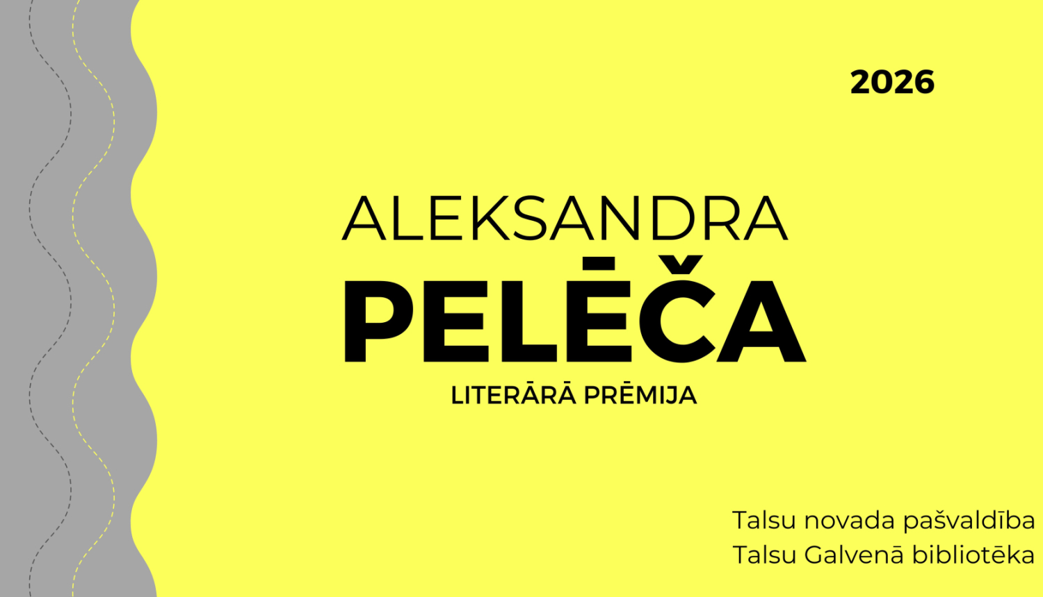 Piesaki grāmatu Aleksandra Pelēča literārās prēmijas konkursam!