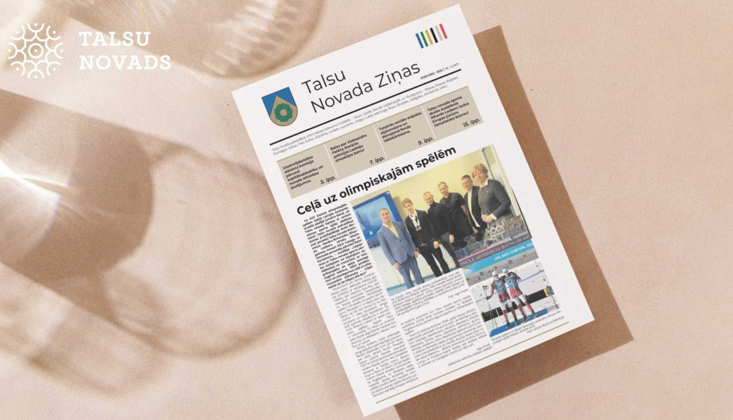 Iznācis „Talsu Novada Ziņas” februāra numurs