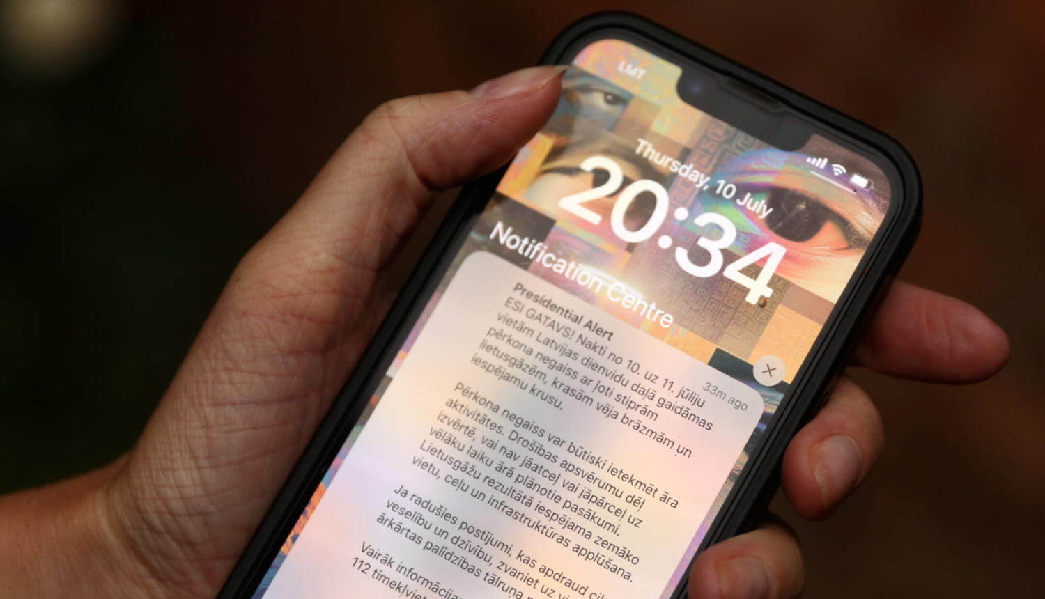 Ceturtdien Latvijā pirmo reizi nosūtīts šūnu apraides paziņojums