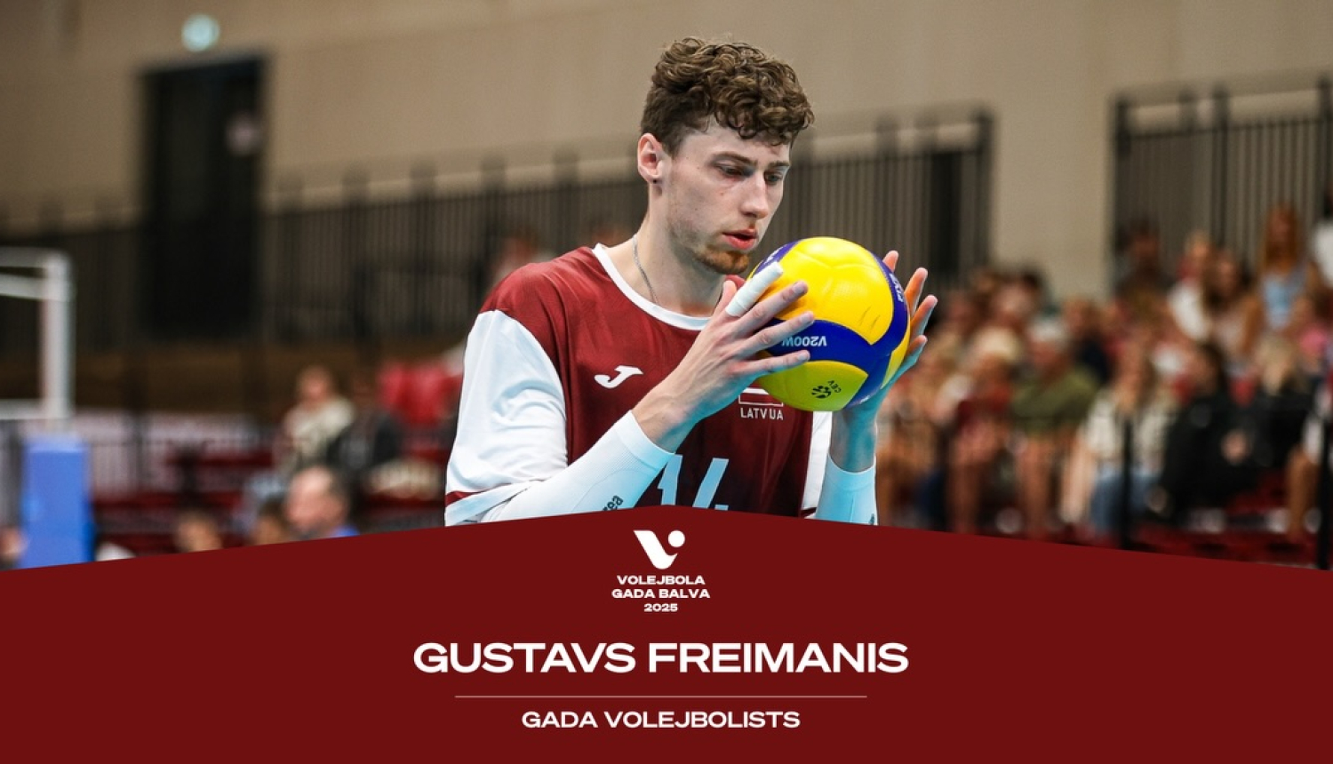 Talsu novada Sporta skolas audzēknis Gustavs Freimanis atzīts par „Gada volejbolistu 2025”