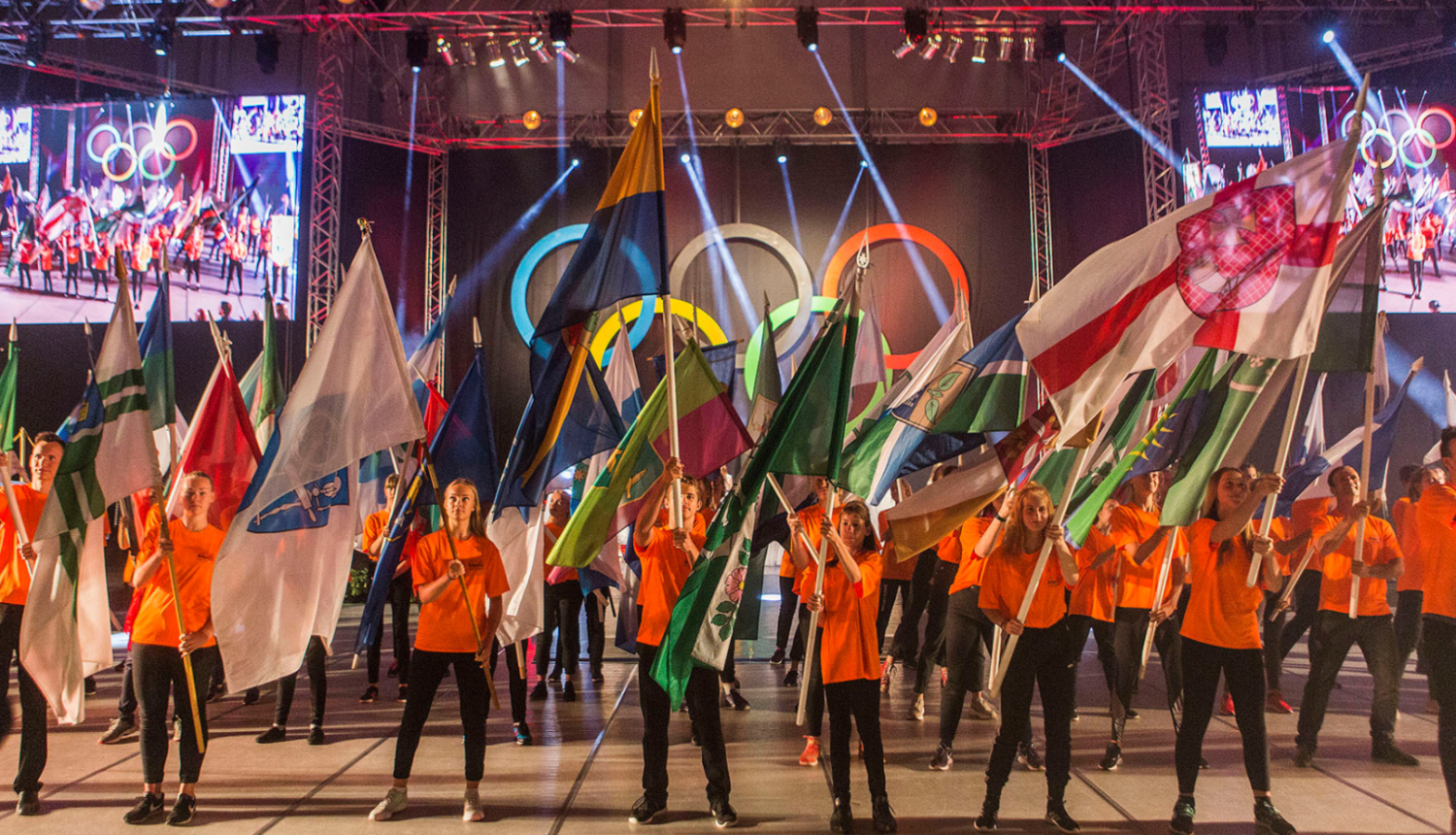 Latvijas Jaunatnes olimpiādes 2026 lāpas ceļojuma attēls
